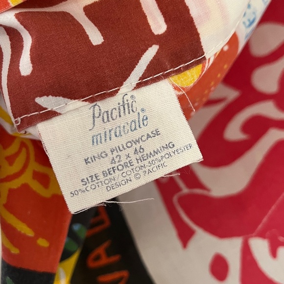 Vintage Pacific Miracale Picasso King Pillowcase Set Mid Century Modern Art - Picture 5 of 9